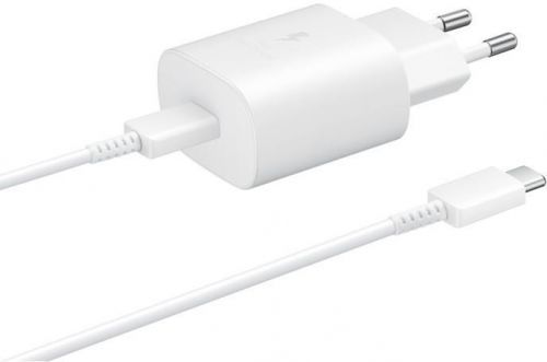 Originální USB-C (USB type-C) rychlonabíječka Samsung EP-TA800EWE + EP-DA705BWE bílá¨50421