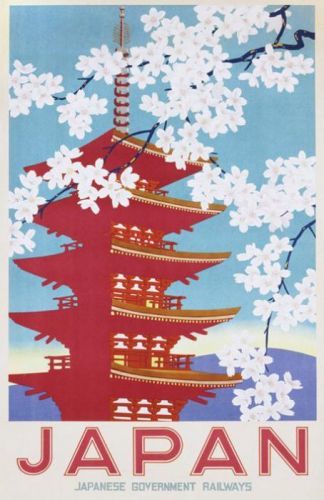 PYRAMID INTERNATIONAL Plakát, Obraz - Japan railways, (61 x 91,5 cm)