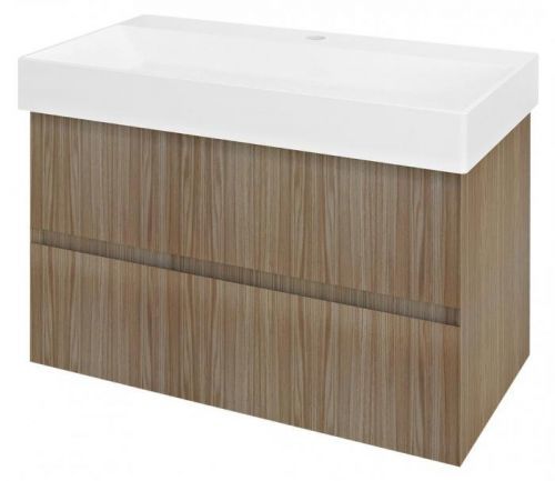 SAPHO FILENA umyvadlová skříňka 82x51,5x43cm, dub FID1285D
