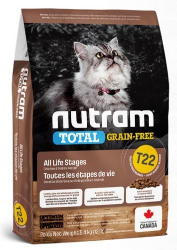 NUTRAM cat  T22 - GF CHICKEN/turkey  - 1,13kg