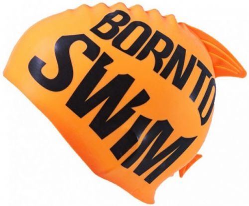 BornToSwim Guppy Junior Swim Cap Oranžová