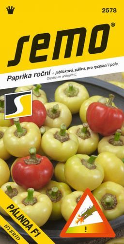 Paprika jablíčková Pálinda F1 pálivá