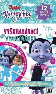 Vyškrabávací vymalovánky Vampirina