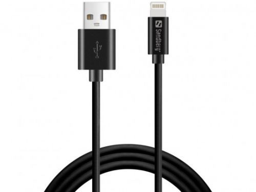Sandberg USB do Lightning kabel, MFI, SYNC + CHARGE, 1m, černý