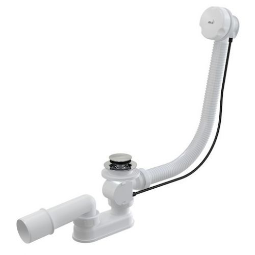 Sifon vanový automat komplet, bílá