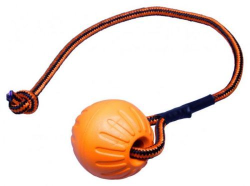 Míček FOAM se šňůrkou oranžový 9×53cm