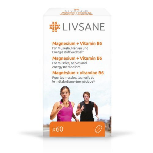 LIVSANE Hořčík + Vitamin B6 tablety 60ks