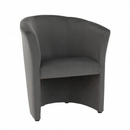 Tempo Kondela Křeslo, šedá látka, CUBA