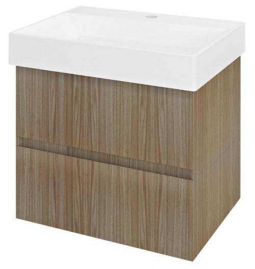 SAPHO FILENA umyvadlová skříňka 57x51,5x43cm, dub FID1260D