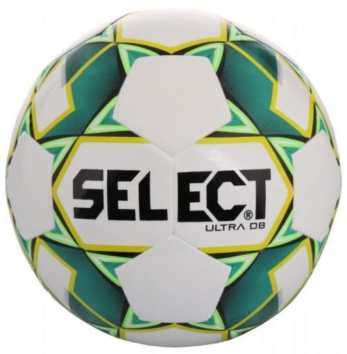 FB Ultra DB 2019 fotbalový míč barva: bílá-zelená;velikost míče: č. 5