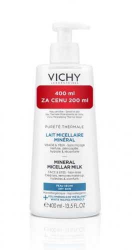Vichy Pureté thermale Micelární mléko 400 ml