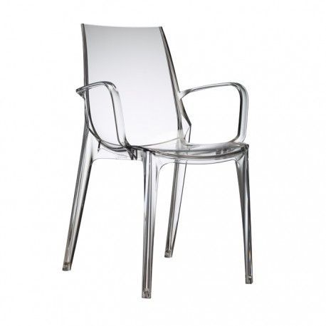 Scab Plastová židle VANITY s područkami Barva plastu Scab Transparentní čirá 2654