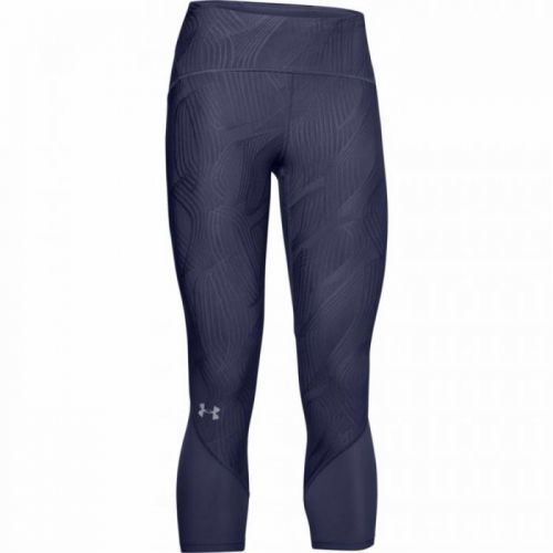 Under Armour W Fly Fast Jacquard Crop Blue Ink - XS