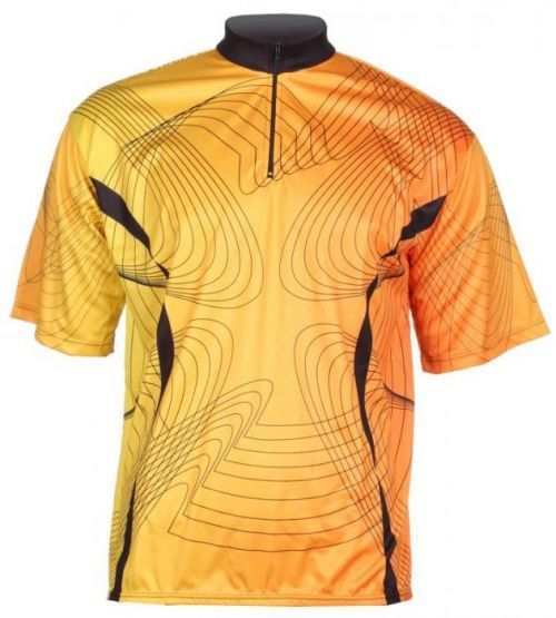 CS-01 cyklistický dres barva: oranžová sv.;velikost oblečení: M
