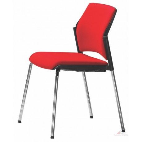 RIM Jednací židle REWIND RW 2103 celočalouněná Područky bez područek Barva podnože černá podnož GALERIE - Čalounění Rim LÁTKY 1 / BONDAI