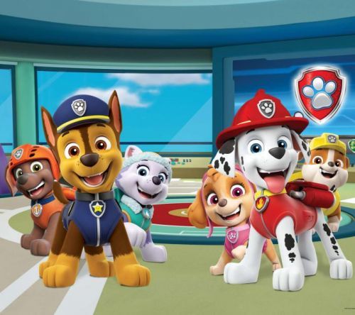 DĚTSKÉ ZÁVĚSY PAW PATROL (SADA 2 KS, LIGHT)