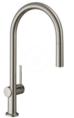 HANSGROHE M54 Dřezová baterie Talis s výsuvnou koncovkou, vzhled nerezu 72802800