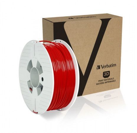 VERBATIM 3D Printer Filament PLA 2.85mm,126m, 1kg red, 55330