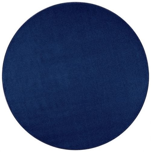 Hanse Home Collection koberce Kusový koberec Nasty 104447 Darkblue - 133x133 (průměr) kruh cm Modrá