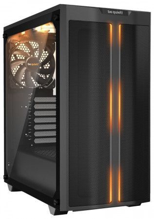 Be quiet! skříň PURE BASE 500DX / MidT / bez zdroje / USB 3.0 / 3x140mm fans ARGB/ průhledná bočnice / černá, BGW37