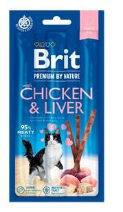 BRIT cat  premium  poch. CHICKEN/liver - 3ks/5g