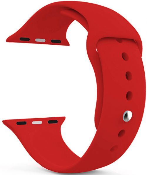 Wotchi Silikonový řemínek pro Apple Watch - Červený 42/44 mm - M/L