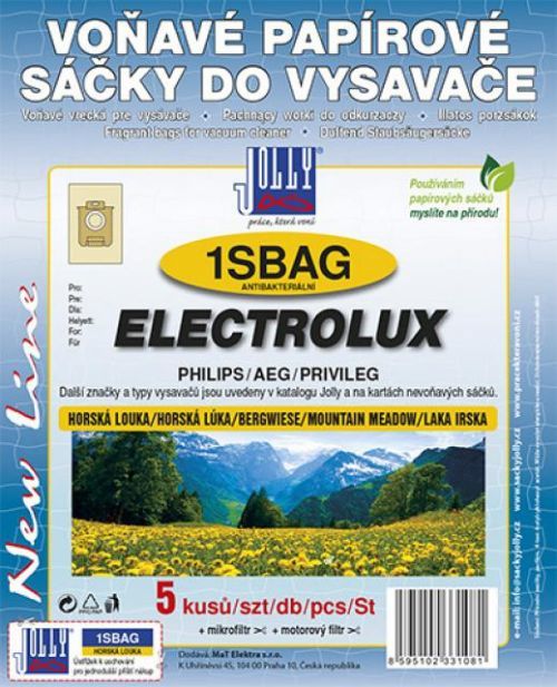 Jolly Sáčky JOLLY 1SBAG papírové voňavé (aroma horská louka) 5ks