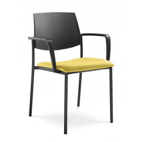 LD seating Konferenční židle SEANCE ART 190 s područkami Područky s područkami Barva kostry černá kostra GALERIE - Čalounění LD LÁTKY (E) / FLORIDA, DINO, ERA 191316