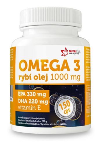 KetoMix Omega 3 rybí olej (150 kapslí) -  Nutricius
