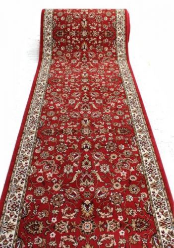 Spoltex koberce Liberec Běhoun na míru Samira New 12002-011 - šíře 80 cm s obšitím Červená