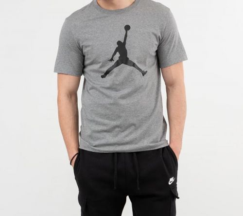 Jordan Jumpman Tee Carbon Heather/ Black S