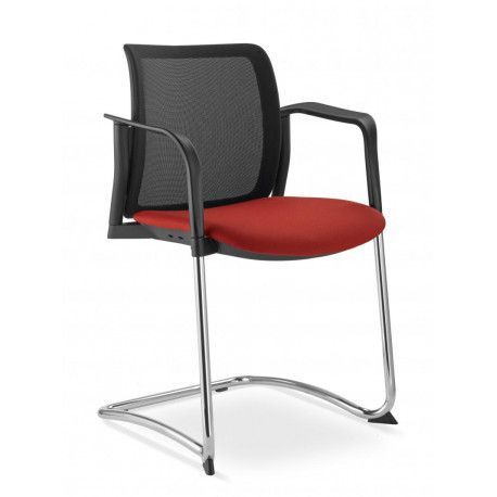 LD seating Konferenční židle SWING 512/B-BL, KZ-N1, N2, N4 Barva kostry šedá kostra (metallic) GALERIE - Čalounění LD LÁTKY (E) / FLORIDA, DINO, ERA Přídavný stoleček Bez sklopného stolku