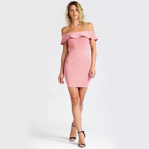 Guess dámské růžové melírované šaty - M (F58D)