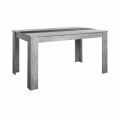 Jídelní stůl beton, pruh bílý nebo černý, NIKOLAS Akce, super cena, zlevněná doprava Idea