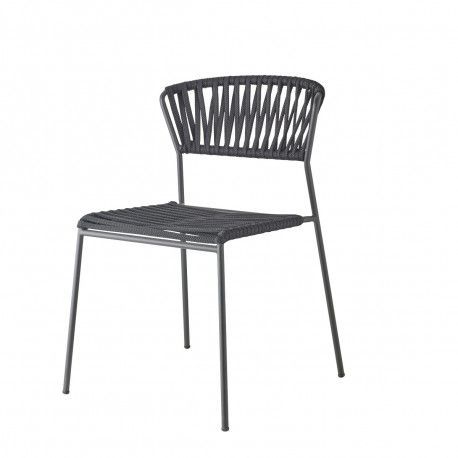 Scab Jídelní židle LISA FILÓ Barva kostry Scab antracit PVC výplet SCAB N80 - černý 287080