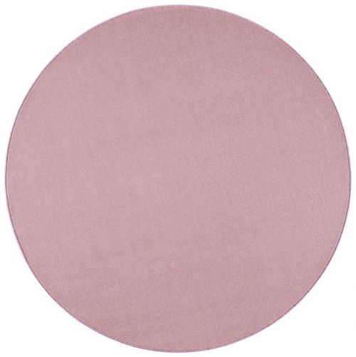 Hanse Home Collection koberce Kusový koberec Nasty 104446 Light-Rose - 133x133 (průměr) kruh cm Růžová
