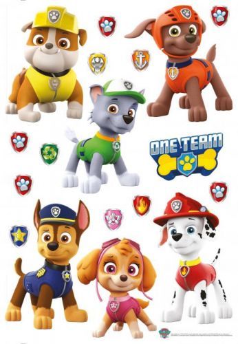 SAMOLEPICÍ OBRÁZKY (SADA) PAW PATROL