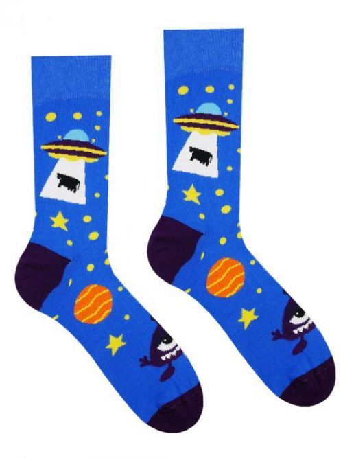 Pánske ponožky ufo tmavo modrá 39-42