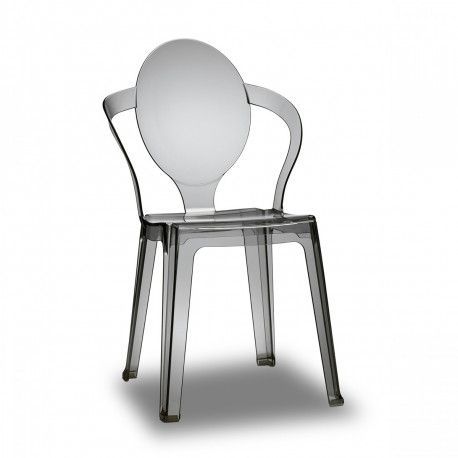 Scab Plastová židle SPOON Barva plastu Scab Transparentní čirá 2332