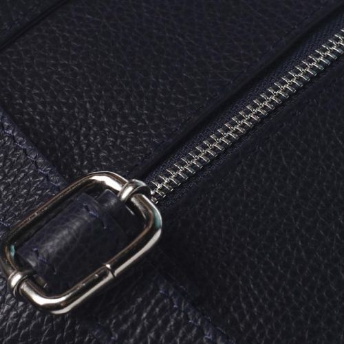 Prostorný dámský kožený batoh Jean, modrá