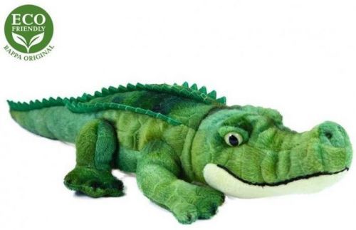 Rappa Plyšový krokodýl, 34 cm, ECO-FRIENDLY