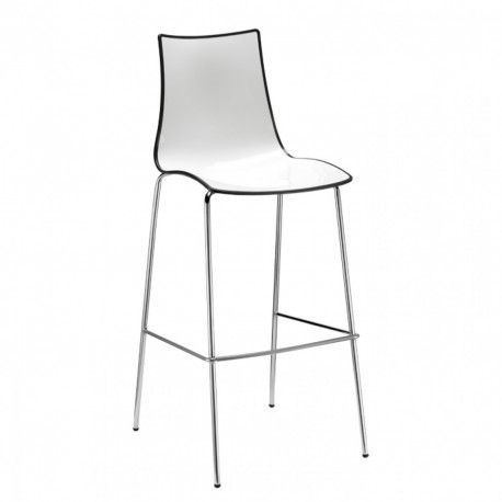 Scab Barová židle ZEBRA BICOLORE bar stool Barva kostry chromová kostra 2561, 2560