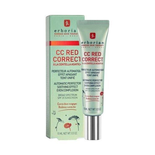 ERBORIAN - CC Red Correct - Soin illuminateur correcteur rougeur format voyage