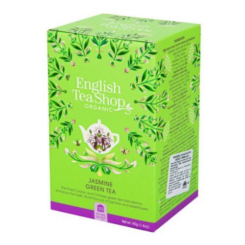 BIO Green tea with jasmine and elderflower - English Tea Shop