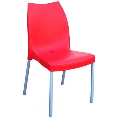 Gaber Plastová židle TULIP Barva kostry hliníková kostra Barva plastu Gaber bílá 00  4800