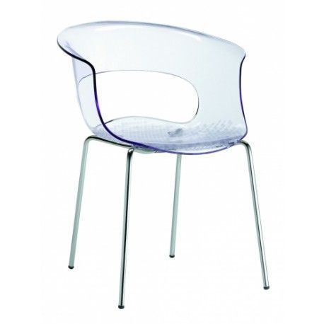 Scab Plastová židle MISS B Barva plastu Scab Transparentní čirá 2690