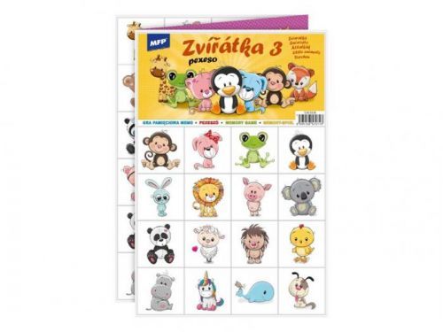 MFP pexeso 3xA4 Zvířátka 3