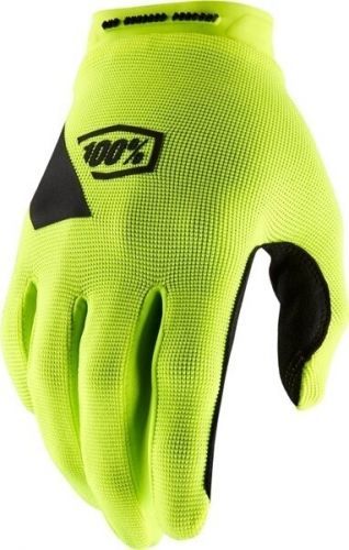 100% RIDECAMP Gloves Fluo Yellow LG