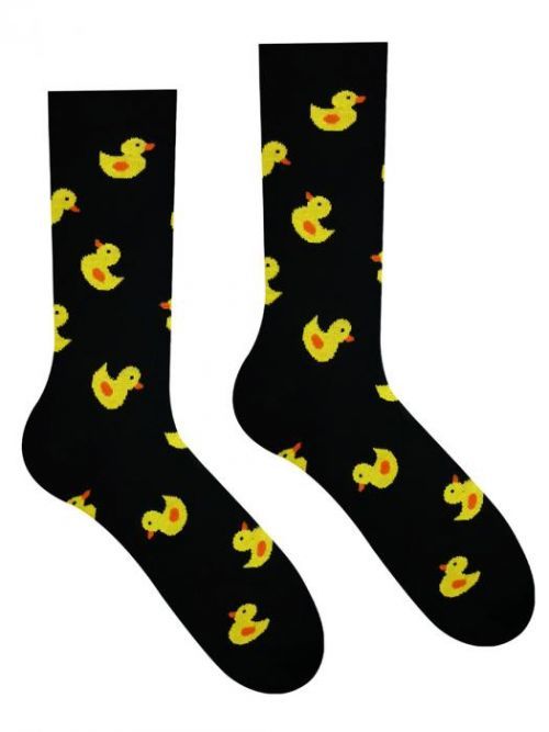 Pánske ponožky duck čierno-žltá 39-42
