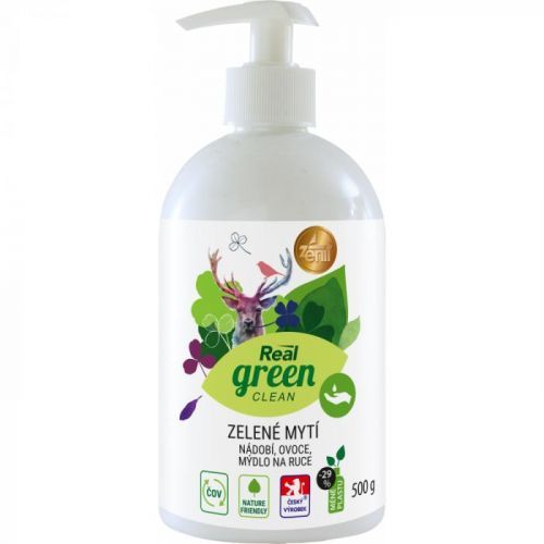 Real green clean Zelené mytí - nádobí, ruce, ovoce a zelenina 500g